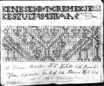 151. A kenesei (Veszprm megye) takcsok remekmintja, 1843 (Laczk Dezs Mzeum, Veszprm, ltsz. 70.533.1)