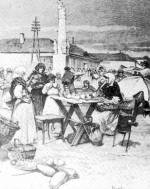 356. Piaci kvmrs Szolnokon (Jsz-Nagykun-Szolnok megye), 1891. bner Lajos kpe (
