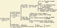 Gyerőffy György I. Kemény Kata 1668–95. Gyerőffy Borbála először Gyulaffy Lászlóné, 2-or Kendy Istvánné Éva, Nagy Boldizsárné 1749–50. Borbála, Henter Antalné Éva, br. Toroczkai Józsefné 1797. Antal Kata, 1. br. Bálintitt Istvánné 2. br. Apor Istvánné 3. Jankó Istvánné Borbára, 1. gr. Lázár Lászlóné, 2. Apor  Ferenczné 1797. Éva b. Horváth Dánielné Gyerőffy Kata 1. Biró Mózesné, 2. Henter Jánosné Antal neje 1. Mikes Mária 2. Petőfi Mária Krisztina Bornemissza Ignáczné Mihály 1771. Pálffi Károlin Éva, Mária Anna, Kemény Farkasné Anna, Huszár Antalné 1794. Károly Anna, gr. Bánffy Györgyné Antal, Toroczkai Anna Anna, Haller Istvánné Róza, Karacsai Sándorné János Pálffi Jozefa Leopold