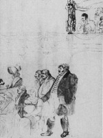90.A pesti Nmet Sznhz nzi. Petrich Andrs akvarellje, 1813. MTAK kzirattr, Kisfaludy-gyjtemny, K 380/77