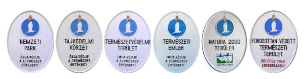 Természetvédelmi hatósági táblák