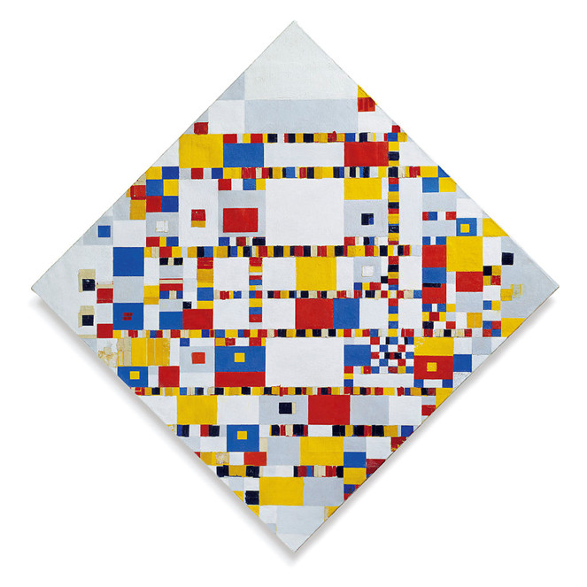 53. ábra – Piet Mondrian: New York Boogie-Woogie