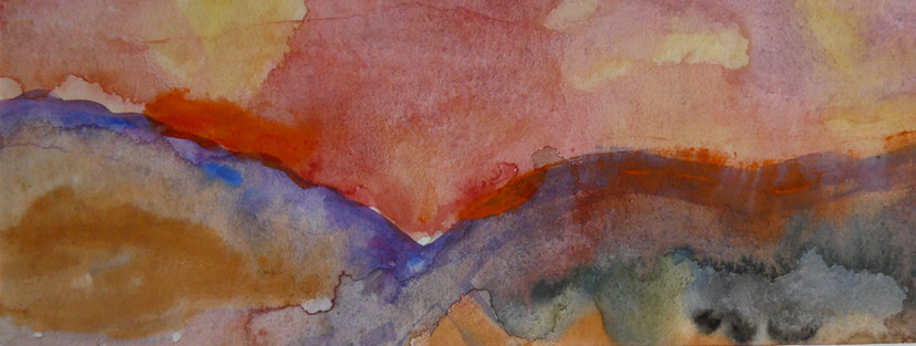 96. ábra – Napszakváltakozások. vízfesték – tempera. I. éves óvodapedagógus hallgató munkája (6)