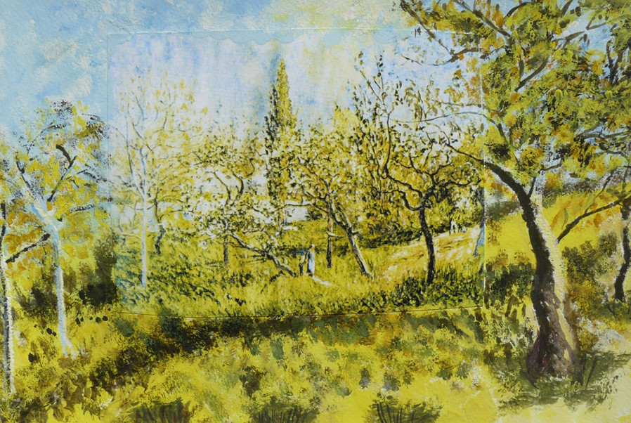 105. ábra – Festménykiegészítés. tempera. I. éves óvodapedagógus hallgató munkája (c)