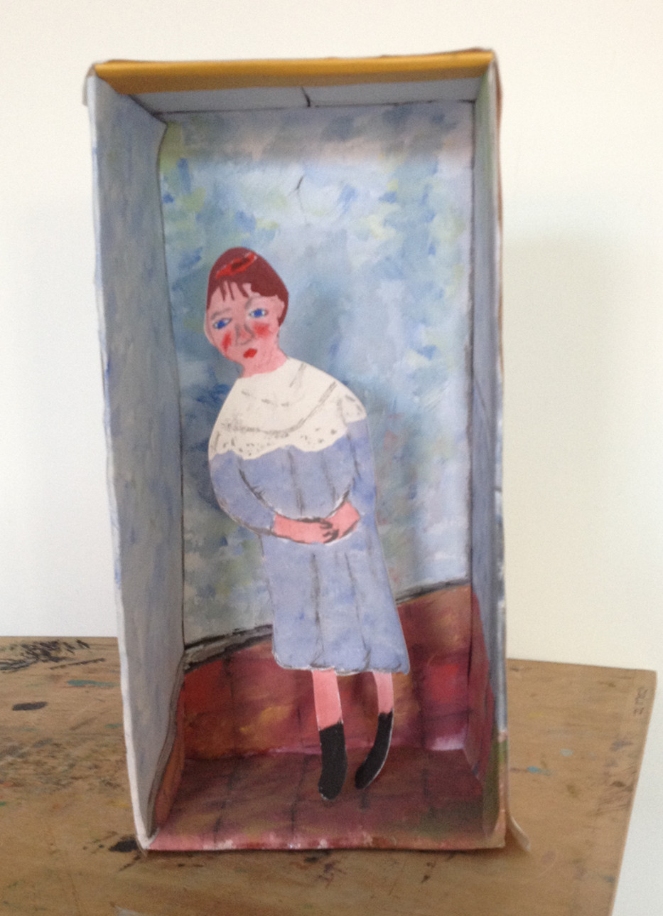 155. ábra – Modigliani: Kislány kékben – térbeli reprodukció